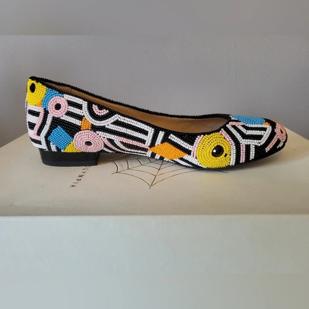 Charlotte Olympia Pick N Mix Jackie Loafers, VGUC, Size 5